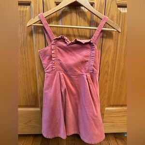 Janie and Jack Dusty Rose Ruffle Dress